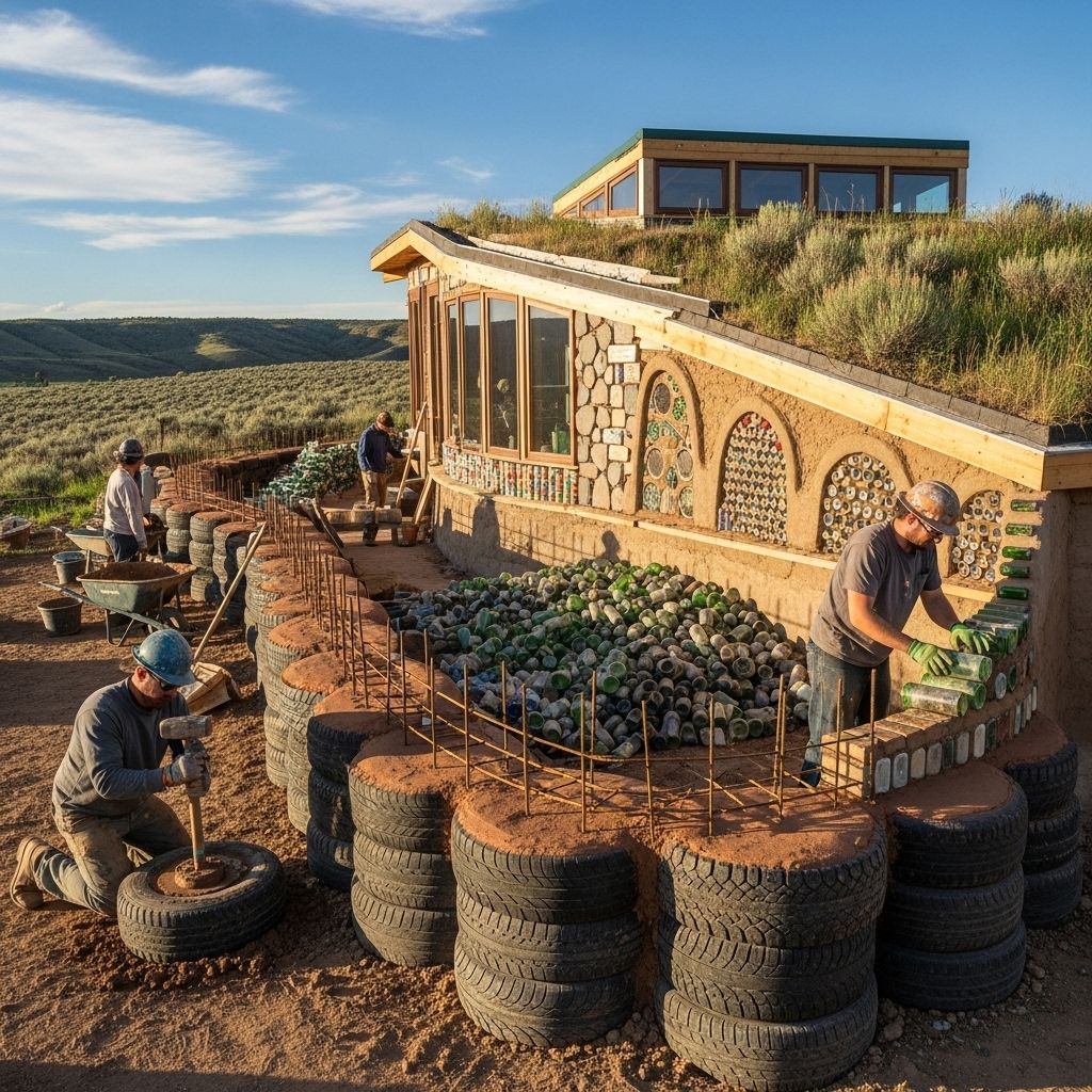 Learn how to construct an Earthship from foundation to finishes with practical, eco-friendly techniques and detailed guidance.