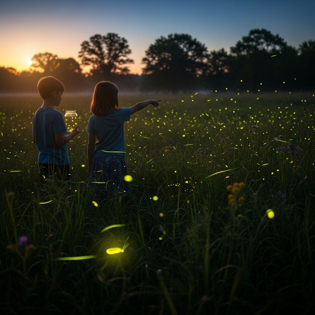 Gentle nets and breathable containers protect glowing beetles and preserve their glow.