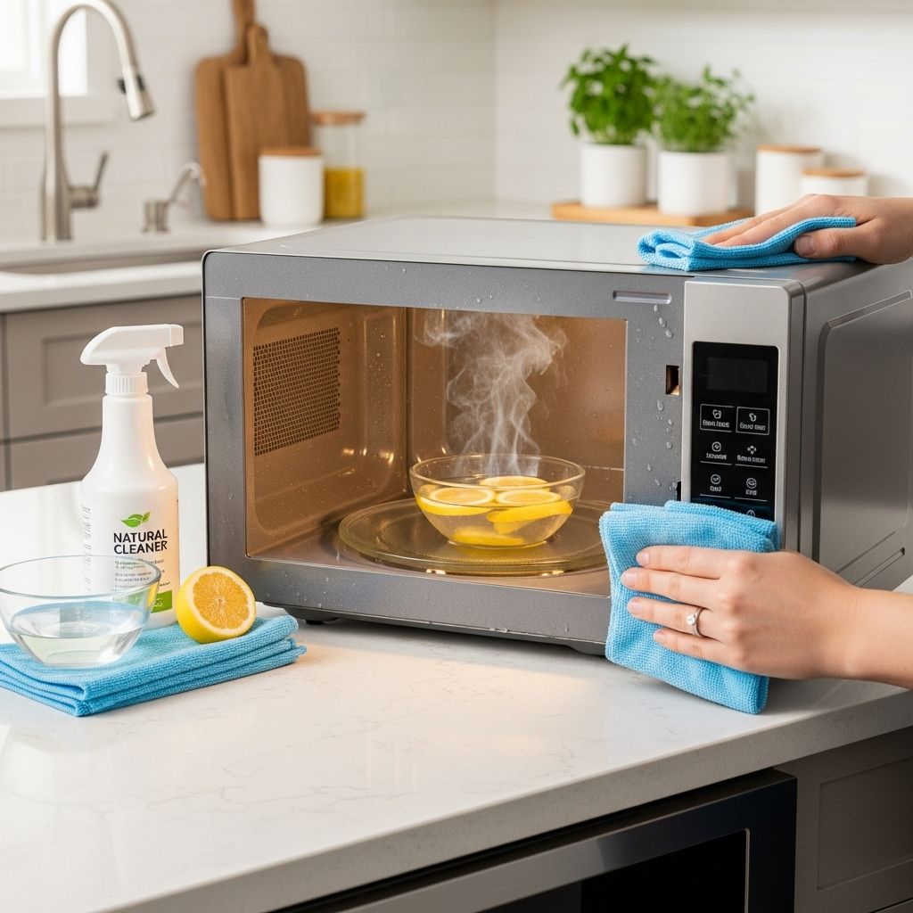 How to Clean a Microwave: Step-by-Step Guide for Sparkling Results Natural techniques dissolve stubborn food buildup and banish lingering kitchen odors.