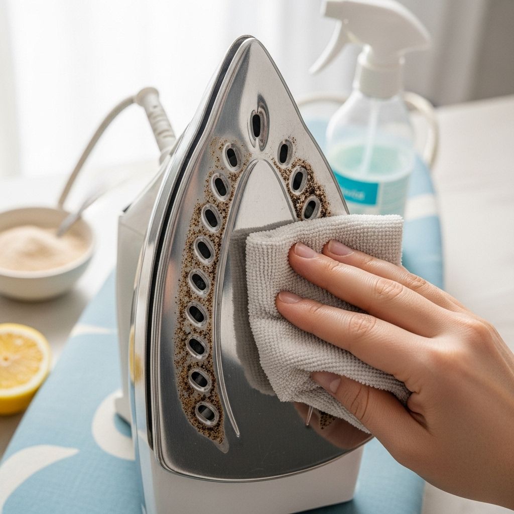 How to Clean an Iron: Step-by-Step Guide for Spotless Results Prevent discoloration and fabric damage for clothes that look freshly pressed every time.