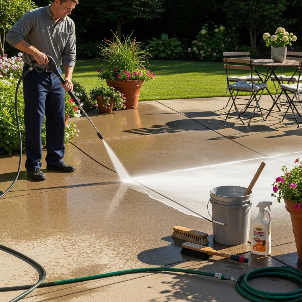 How to Clean a Concrete Patio: Expert Techniques, Tools, and Maintenance Tips Regular upkeep prevents stains and weather damage, keeping outdoor spaces safe.
