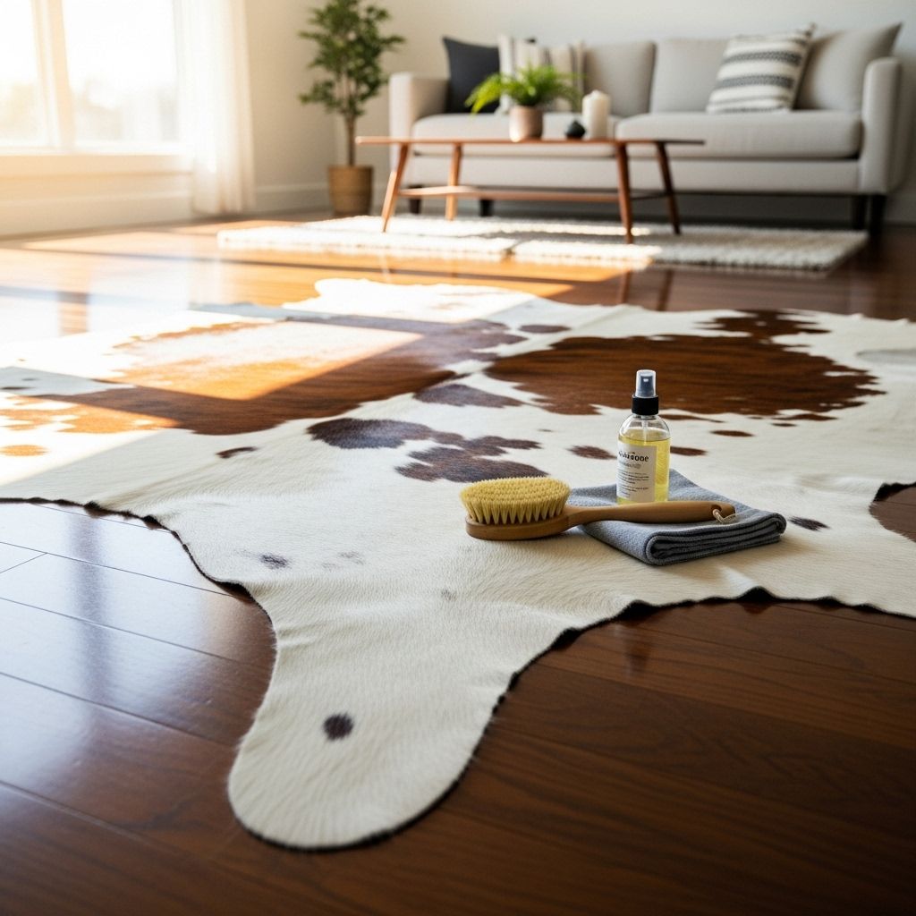 How to Clean and Care for Cowhide Rugs: Essential Tips for Longevity Routine upkeep preserves each rug’s unique texture and vibrant tones for lasting beauty.