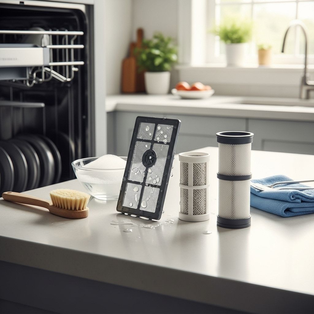 How to Clean Your Dishwasher Filter for Optimal Performance A squeaky-clean filter lays the foundation for spotless dishes and a fresher kitchen.