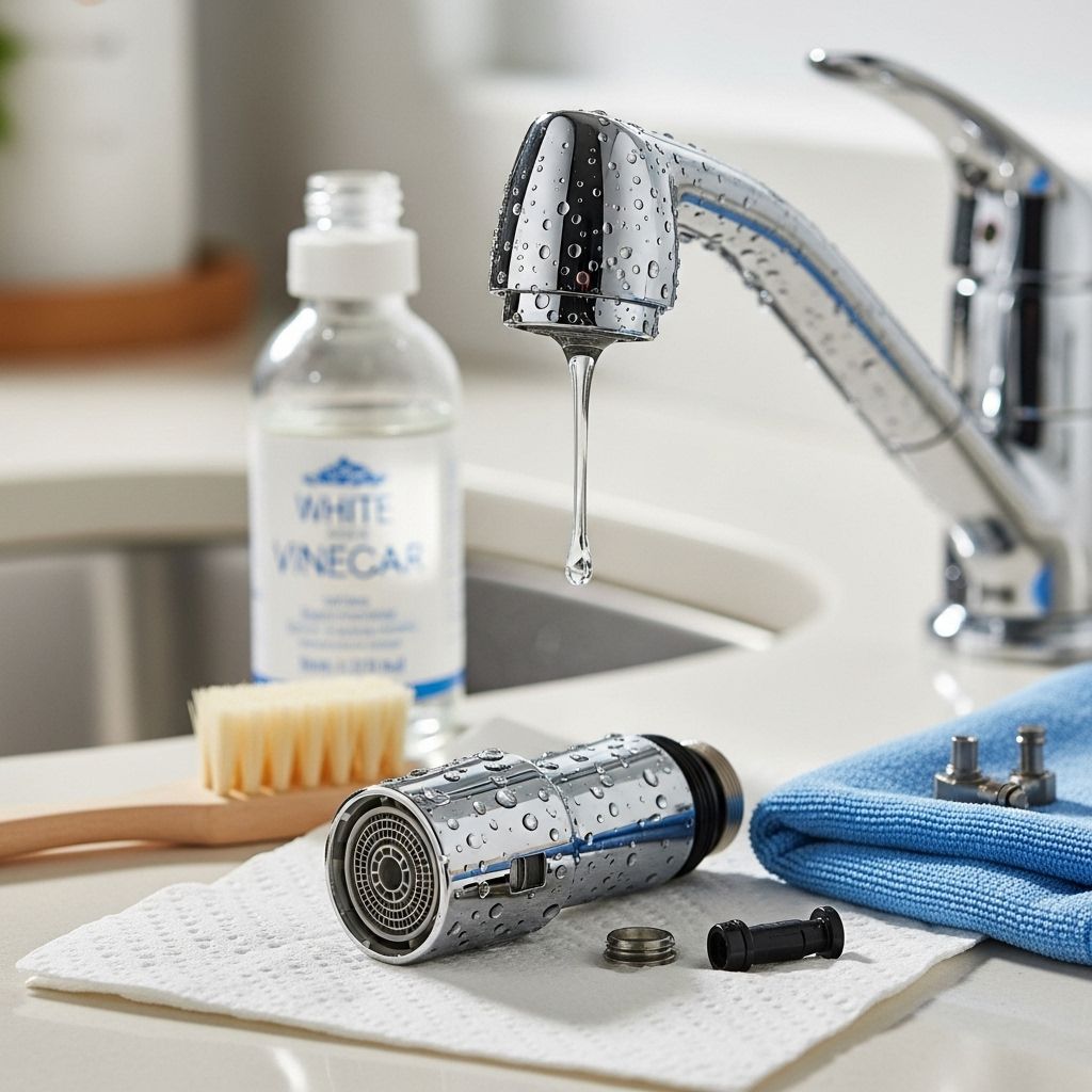 How to Deep Clean a Faucet Head: An Expert Step-By-Step Guide for Homeowners Restore water flow and extend faucet lifespan using natural cleaning solutions.