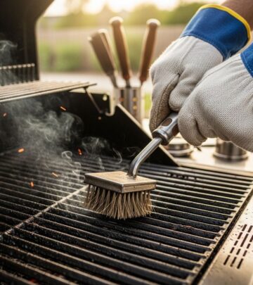 Remove burnt-on debris to even out heat and keep meals safer and more flavorful.