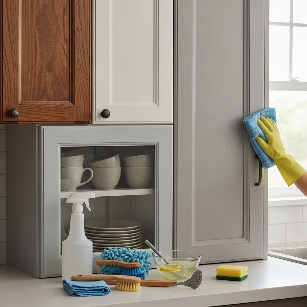 How to Clean Kitchen Cabinets: The Ultimate Guide for Every Cabinet Type Tailored care techniques ensure lasting sheen and hygienic storage surfaces.