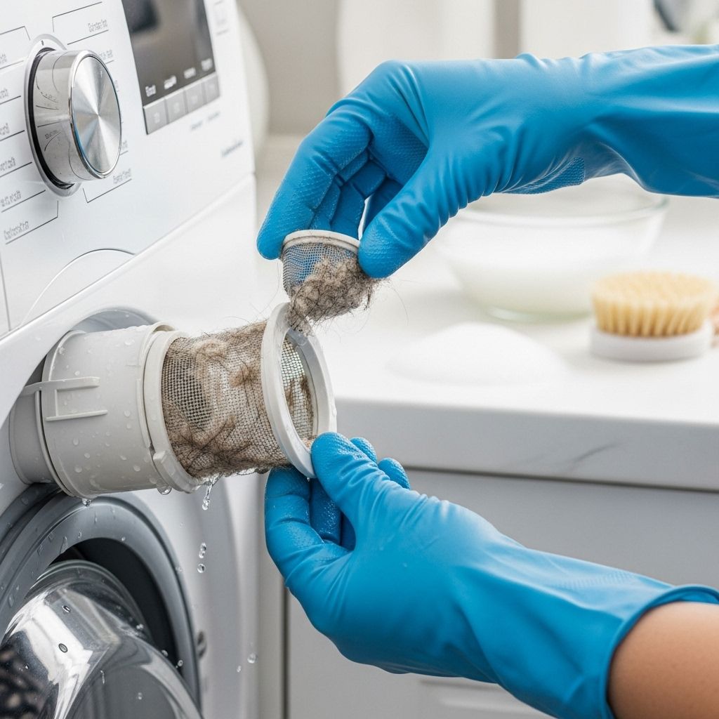 How to Clean Your Washing Machine Filter: Complete Step-by-Step Guide Removing debris ensures smoother spins, fresher laundry and longer appliance life.