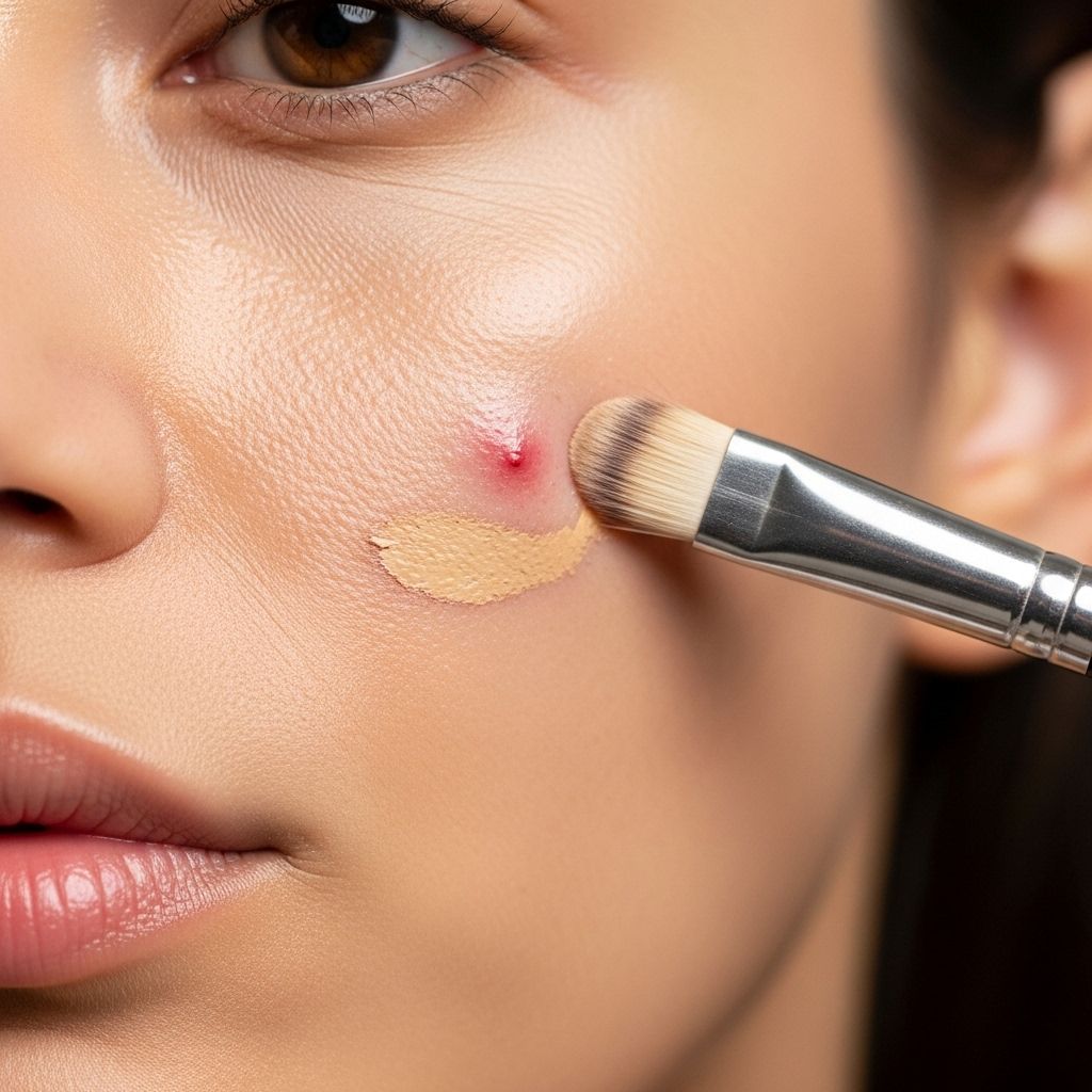 Learn rapid, professional methods to conceal even the largest pimples, minimize redness, and achieve flawless skin in just minutes.