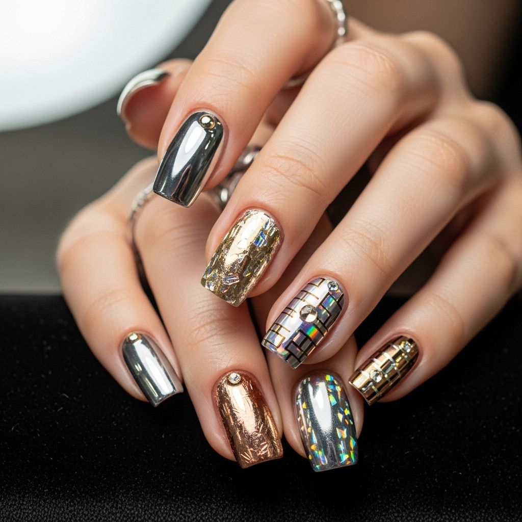 Master the art of metallic manicures with easy techniques, pro tips, and design inspiration for every nail shape and style.