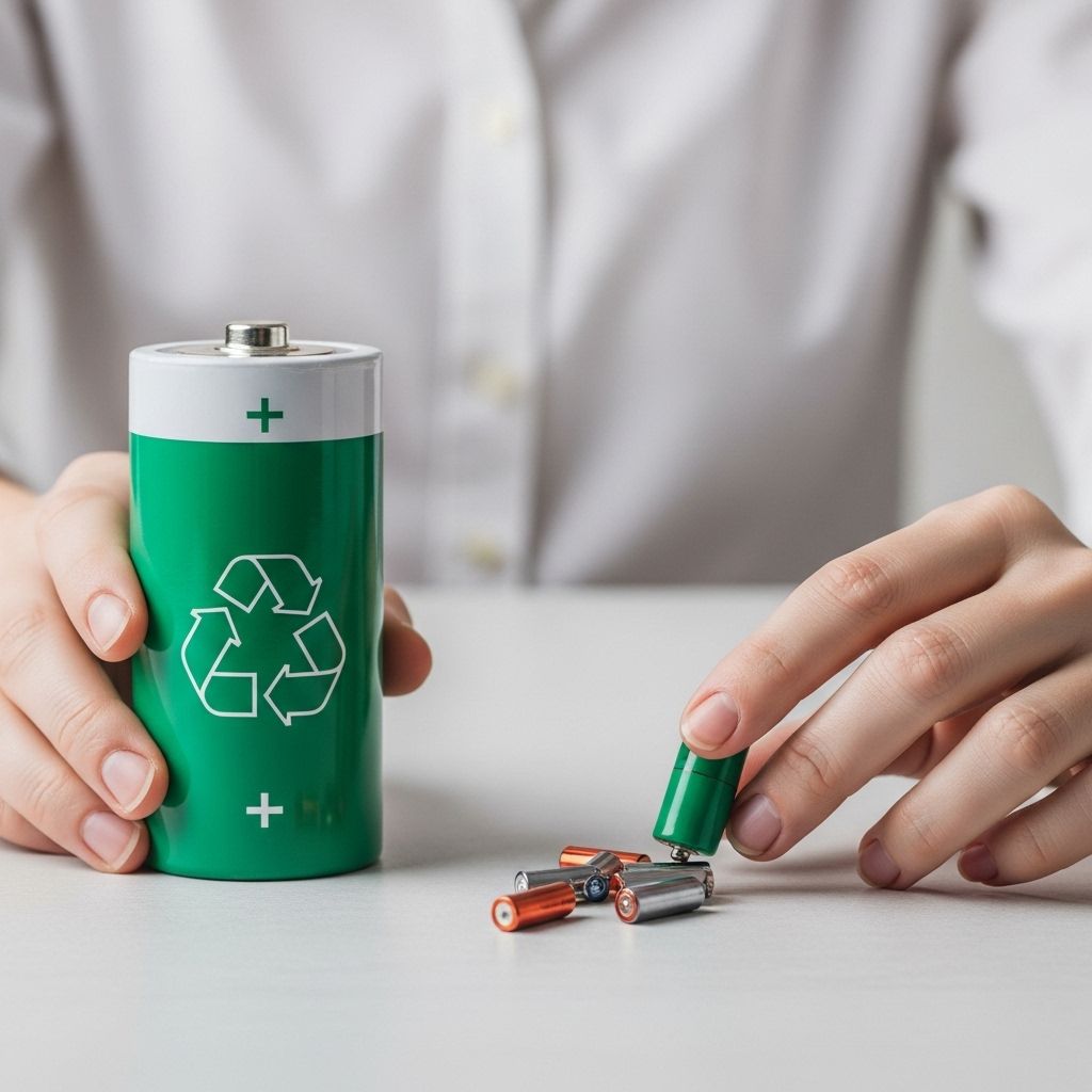 Learn which batteries are hazardous, how to recycle them, and why proper disposal matters for people and the planet.