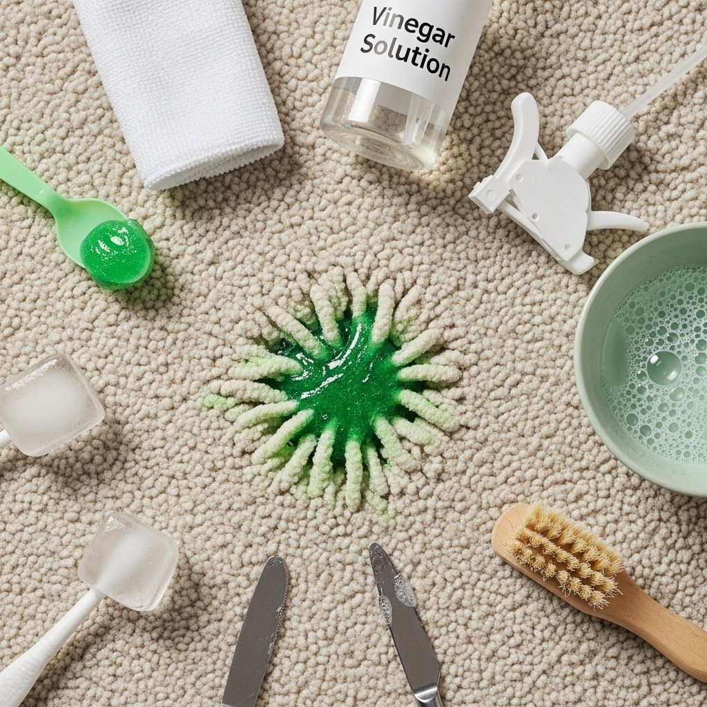 Household staples turn stubborn sticky messes into quick, damage-free cleanups.