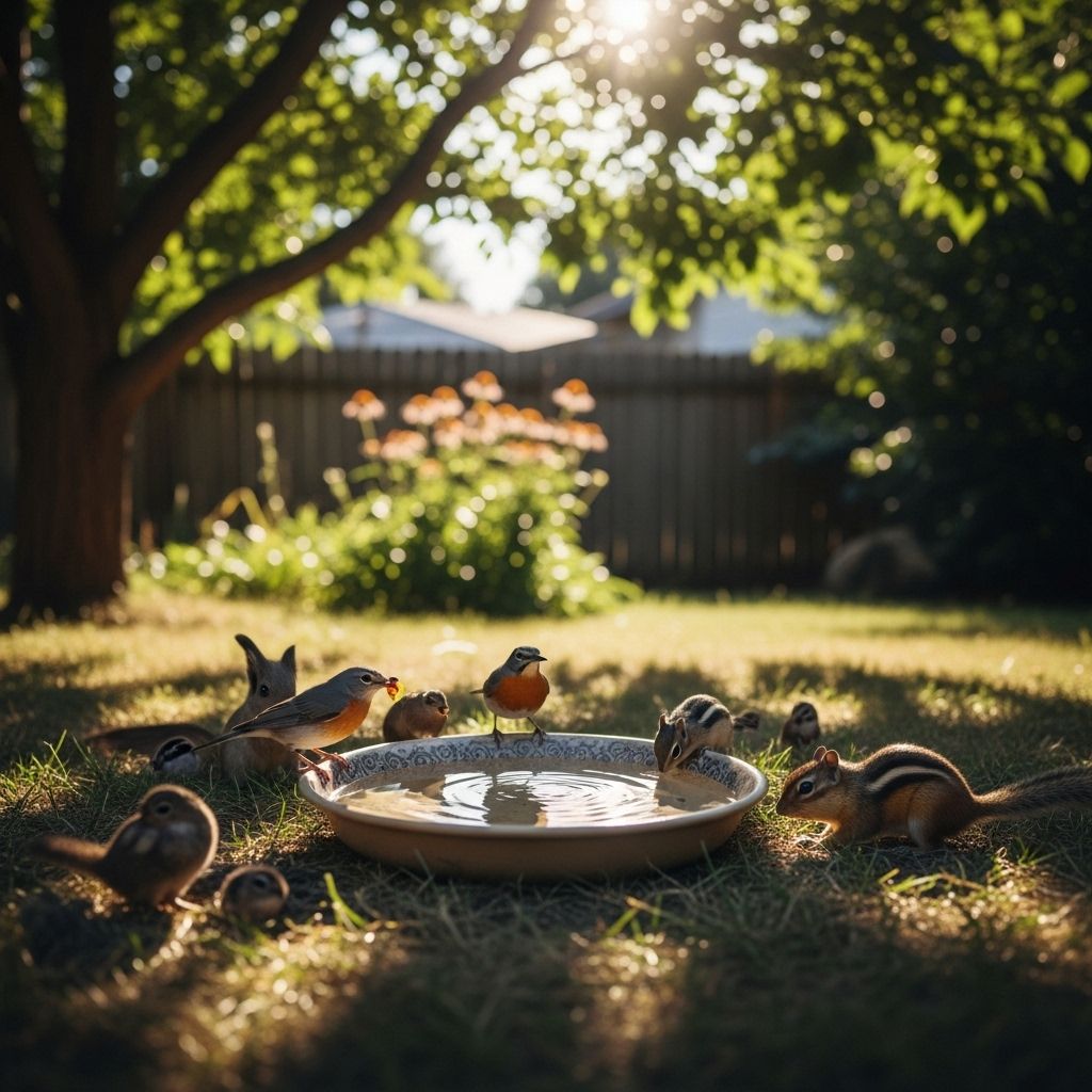 Discover actionable ways to support wildlife during extreme heat waves by providing water, shade, and habitat in your own outdoor space.