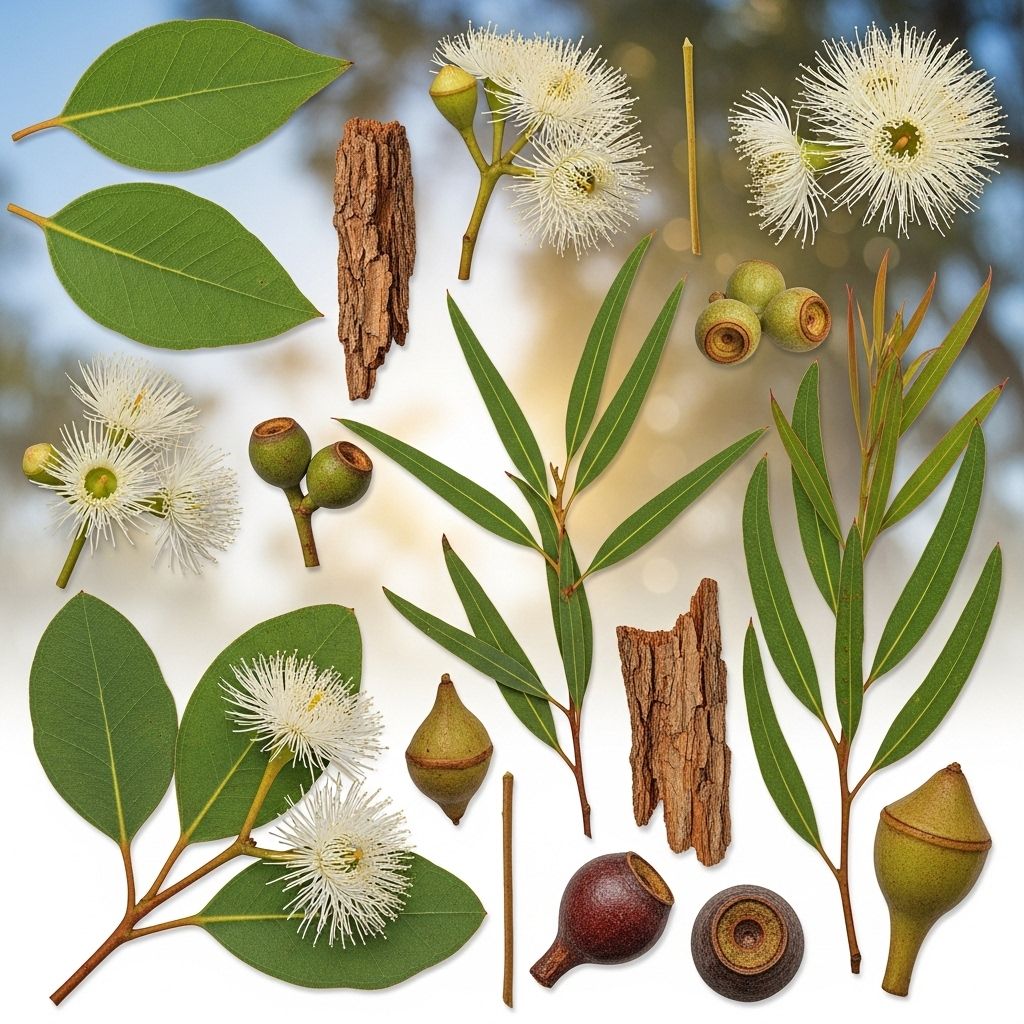 Master the art of identifying eucalyptus species through leaves, bark, flowers, and habitat characteristics