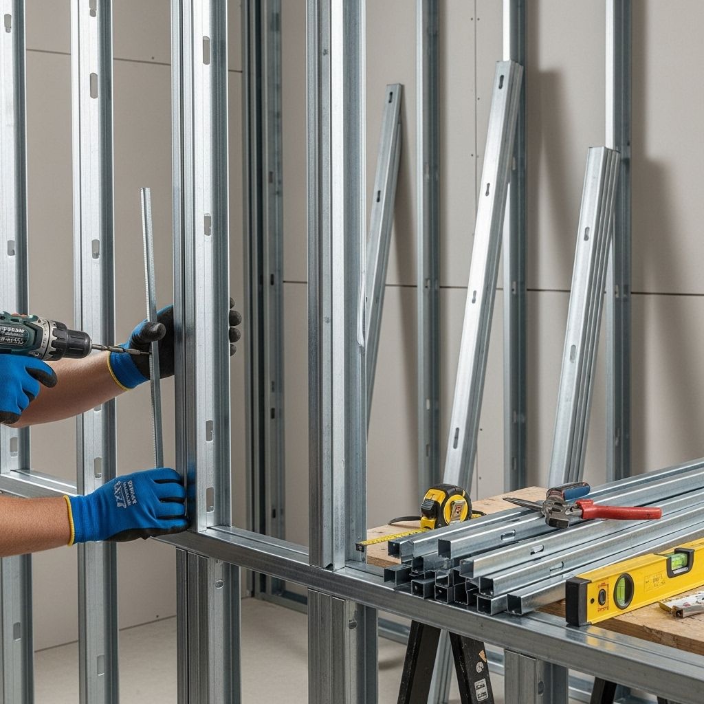 Proven framing methods deliver straight, moisture-resistant partitions without warping.