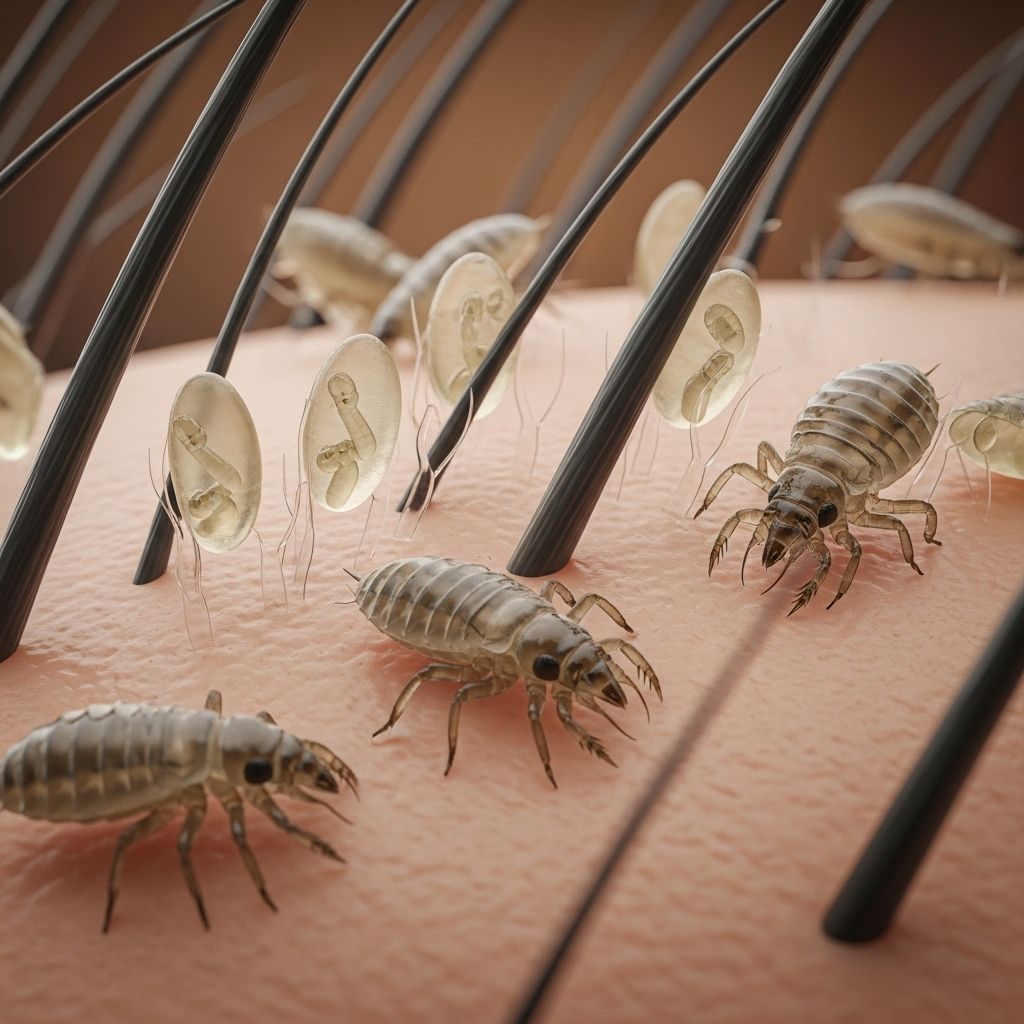 Comprehensive guide to head lice treatment, prevention, and myths, including medications, home remedies, and aftercare.