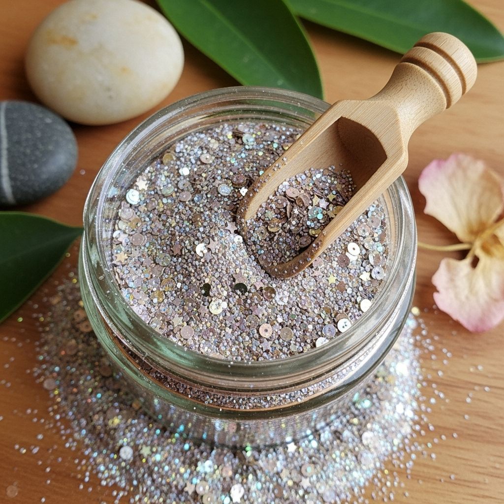 Explore small-batch, sustainable, and safe alternatives to traditional plastic-based glitter for eco-conscious sparkle.