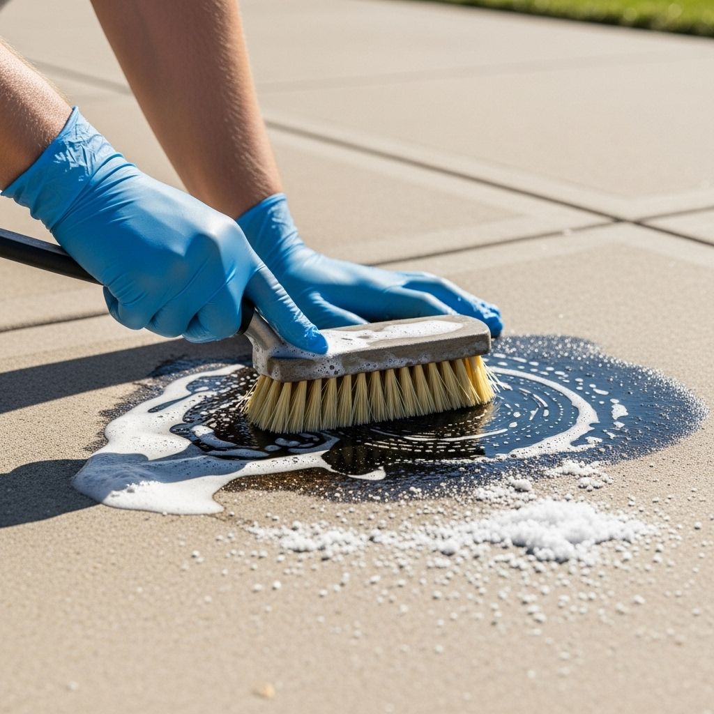 How to Remove Oil Stains from Your Driveway: Complete Step-by-Step Guide Say goodbye to stubborn grease spots and keep your surface looking pristine year-round.