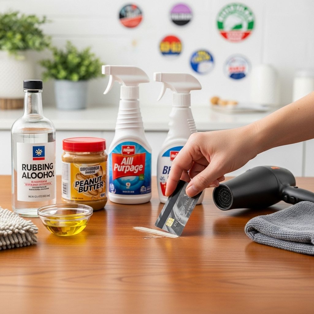 How to Remove Sticker Residue from Any Surface: Ultimate Guide Tackle stubborn adhesive marks effortlessly using items you already have at home.