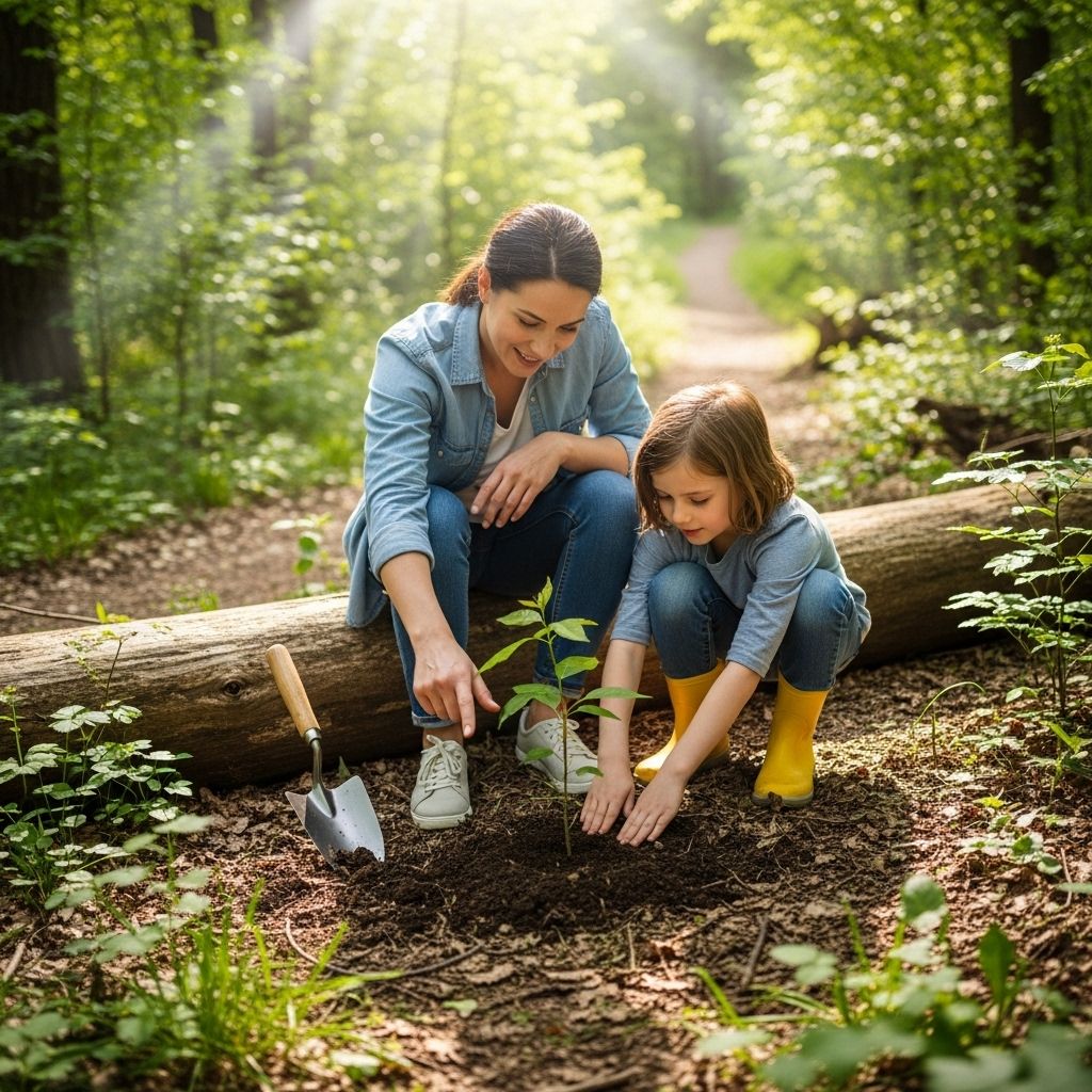 Empowering parents to discuss climate change with children and turn anxiety into positive action.
