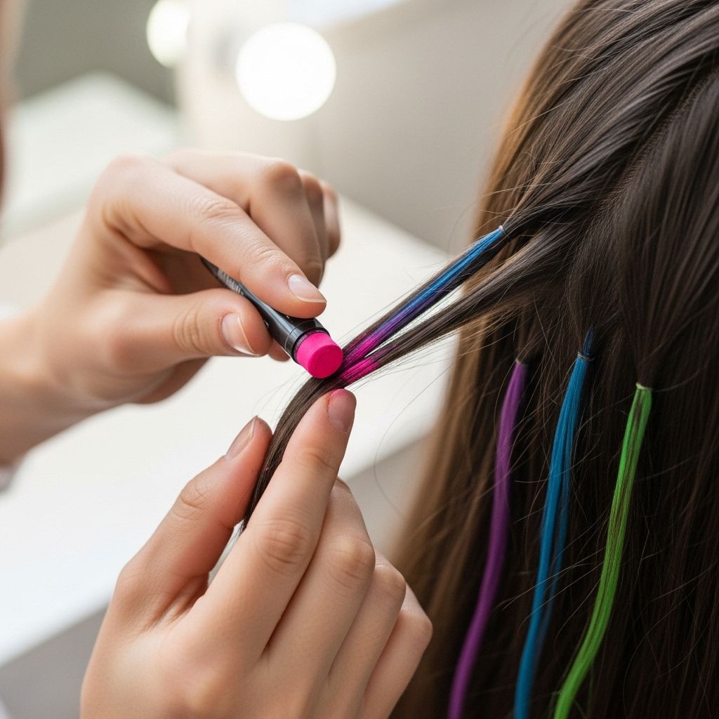 Discover step-by-step methods, top product picks, and expert tips for safe, stunning, and temporary hair chalk color at home.