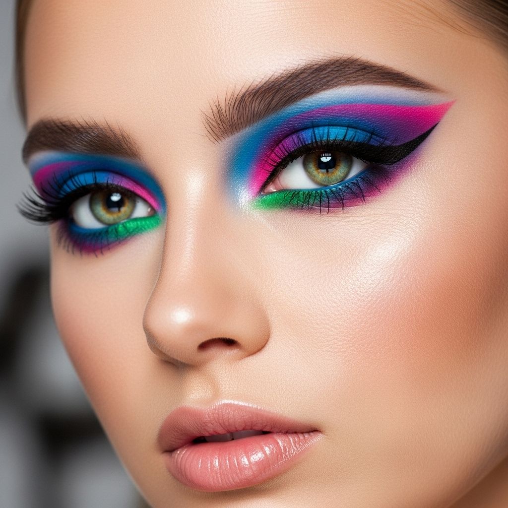 Turn your makeup routine into vibrant art with expert-backed tips and fearless color inspiration.