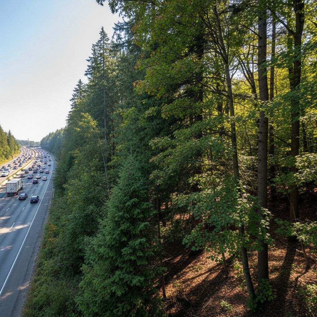 Discover how thoughtfully planted trees and green spaces naturally combat noise pollution and enhance urban well-being.