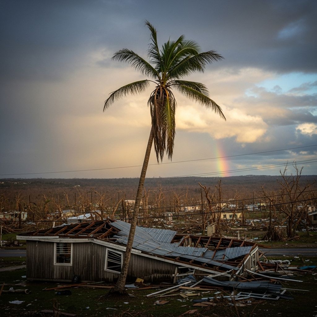 An in-depth overview of Hurricane Maria's devastation in Puerto Rico, its timeline, far-reaching impacts, and recovery efforts since 2017.