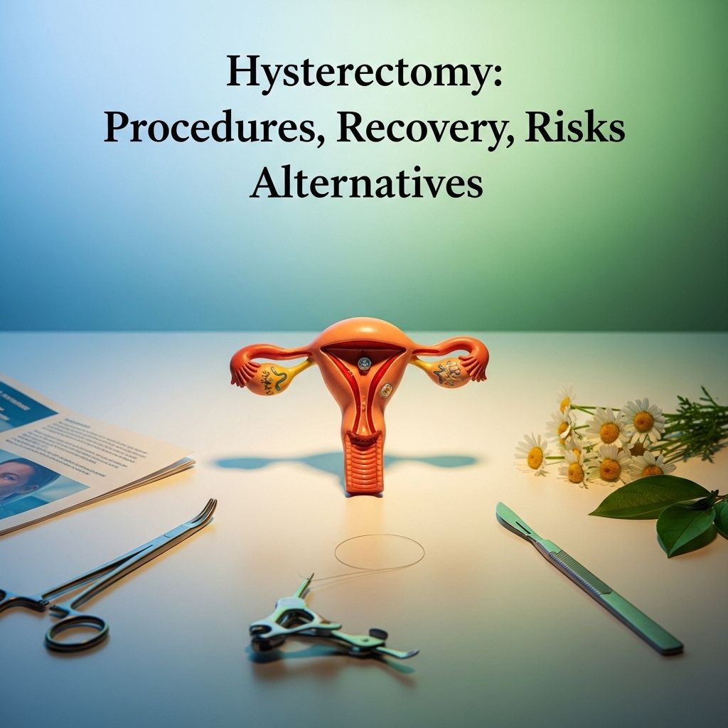Comprehensive guide to hysterectomy: procedures, reasons, recovery and what to expect before and after surgery.