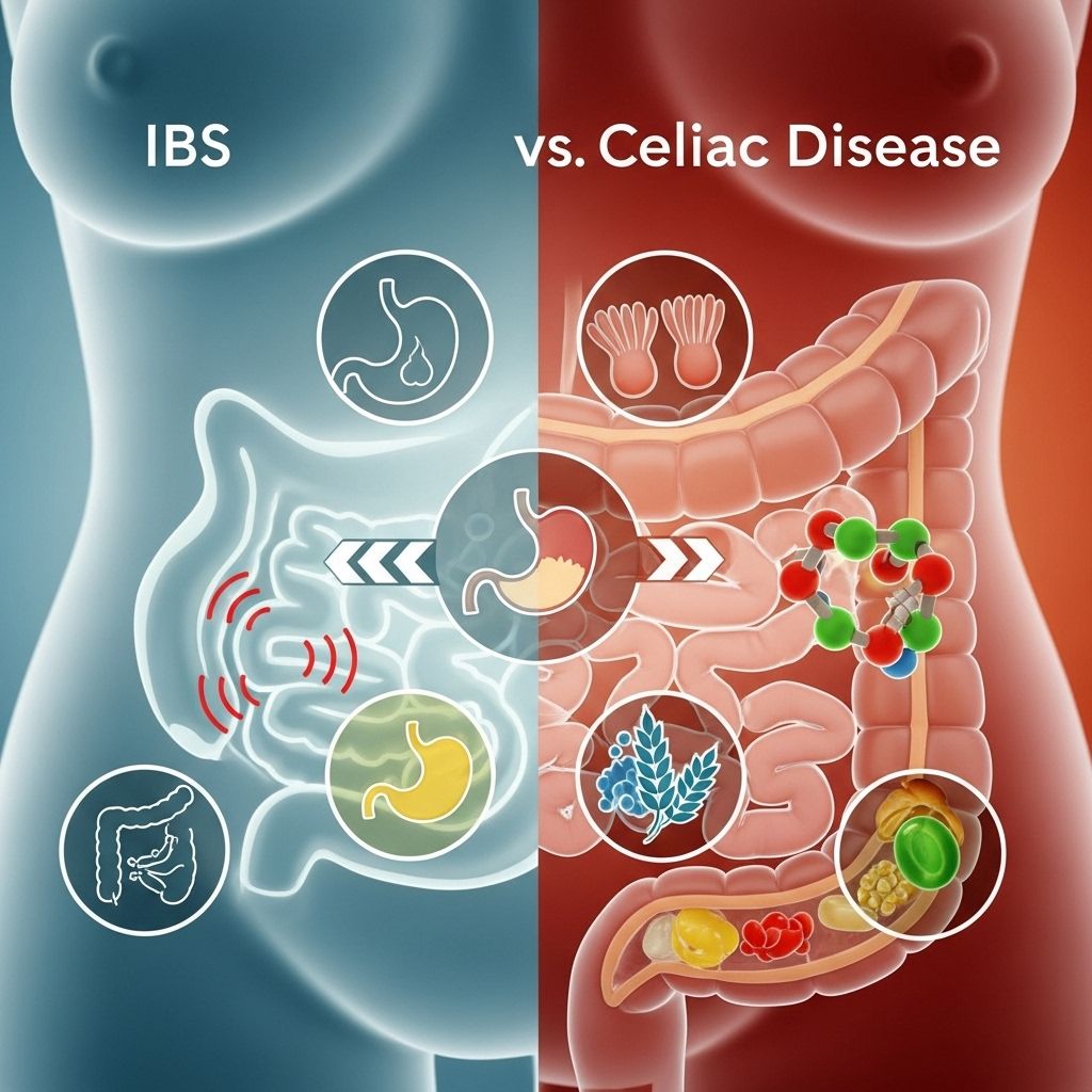 IBS vs. Celiac Disease: Differences, Similarities, and Diagnosis Understand how IBS and celiac disease differ, overlap, and what steps to take for accurate diagnosis and treatment.