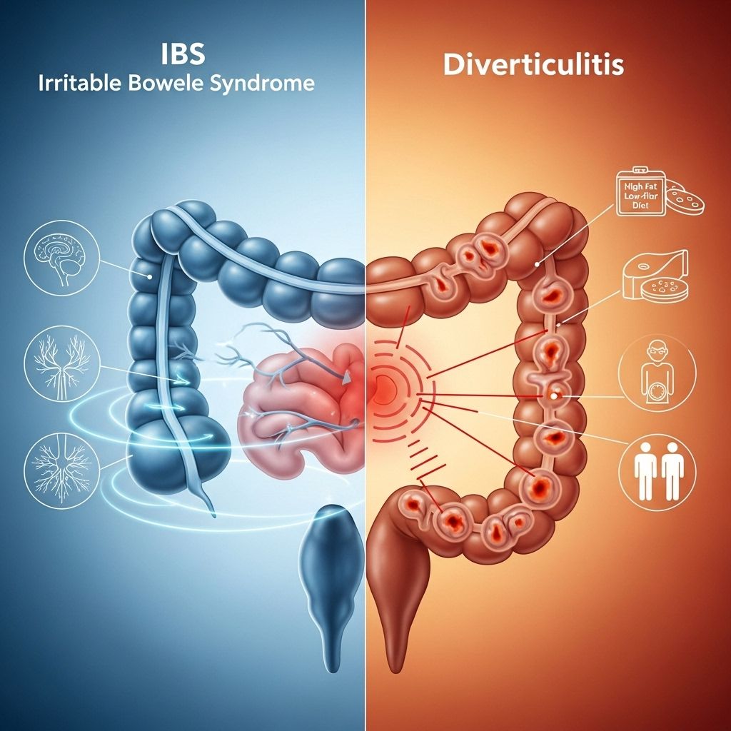 Learn about the distinct causes, symptoms, diagnosis, and treatment options for IBS and diverticulitis to better manage your digestive health.