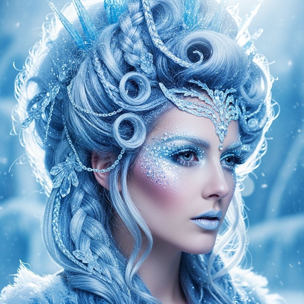 Unleash your inner frost royalty with this step-by-step guide to dazzling, silvery-blue Ice Queen hair and complete your ultimate Halloween transformation.