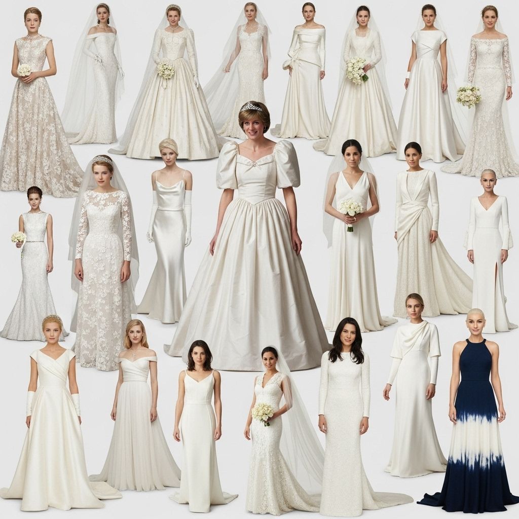 Discover the most breathtaking celebrity wedding dresses of all time