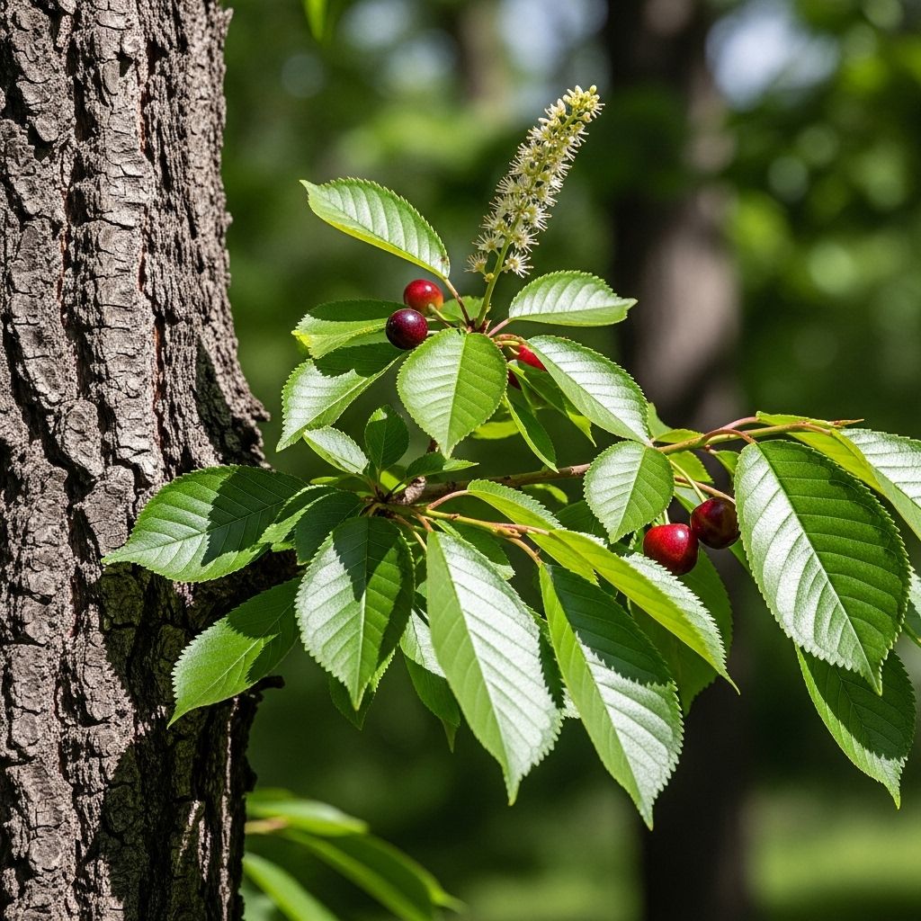 Learn how to accurately identify Prunus serotina, the black cherry tree, with expert insights into its leaves, bark, fruit, and habitat.