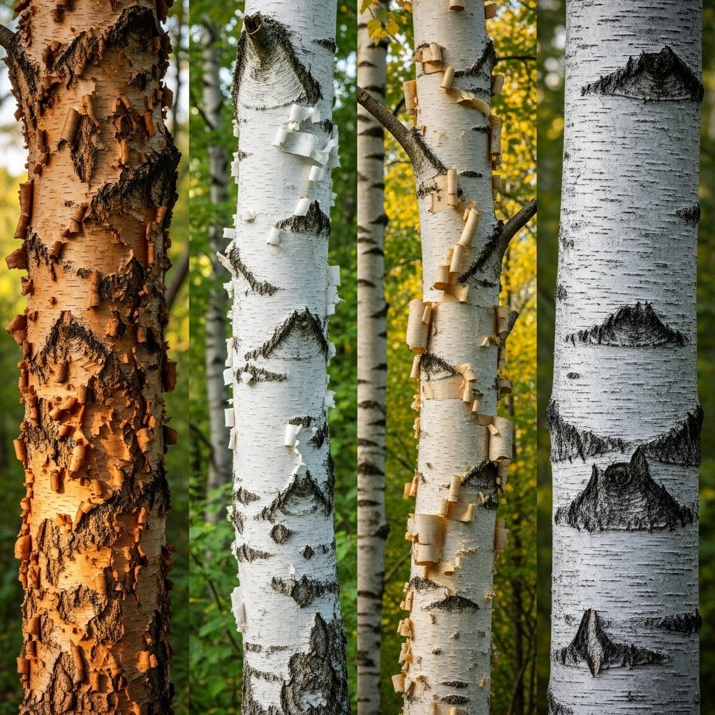 Master birch tree identification with detailed analysis of bark, leaves, types, and distinguishing characteristics.