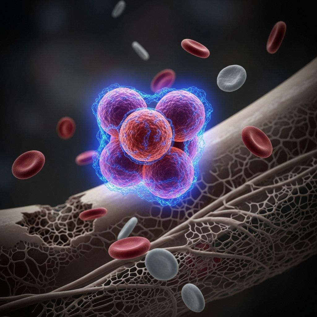 Understand the symptoms, causes, and development of multiple myeloma, a complex cancer affecting plasma cells in the bone marrow.
