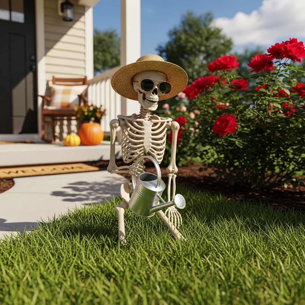 Should You Keep Your Yard Skeleton Up All Year? Dive into the quirky debate over giant yard skeletons: seasonal spirit, neighborhood drama, and the art of year-round display.