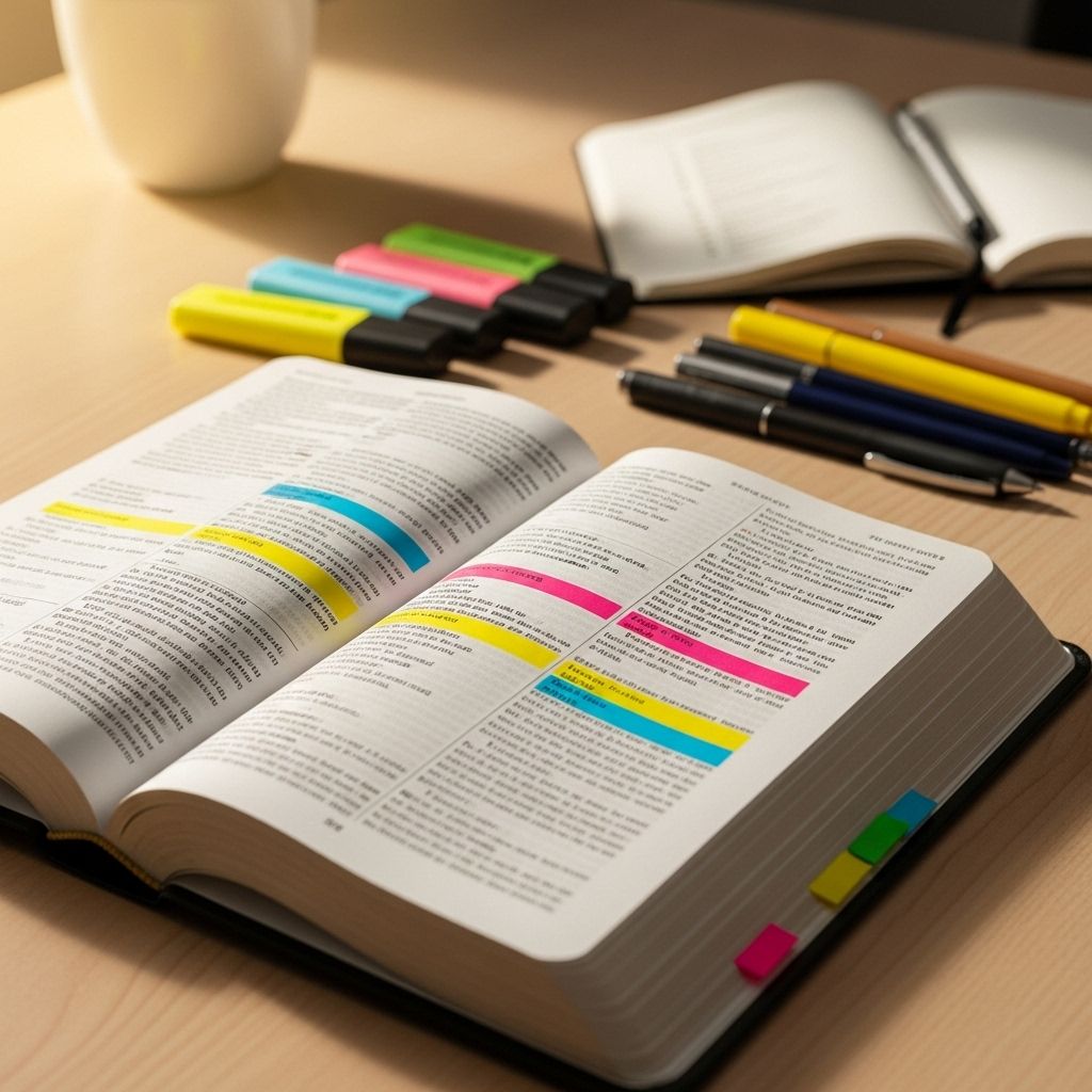 Transform your personal Bible study through a practical, visually engaging color-coding and highlighting system designed to deepen understanding and spiritual reflection.