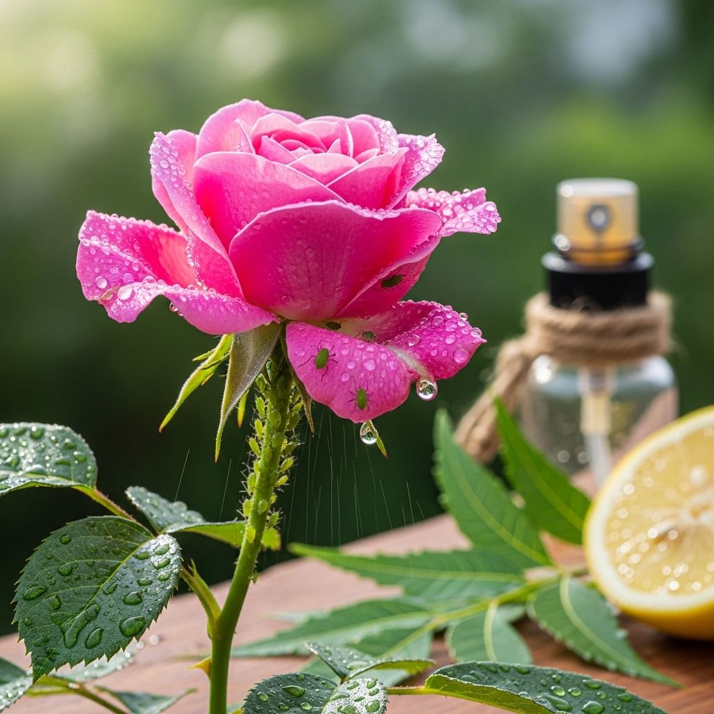 Discover safe, effective methods to eliminate aphids from rose bushes and protect your garden’s blooms, using natural remedies and preventative techniques.