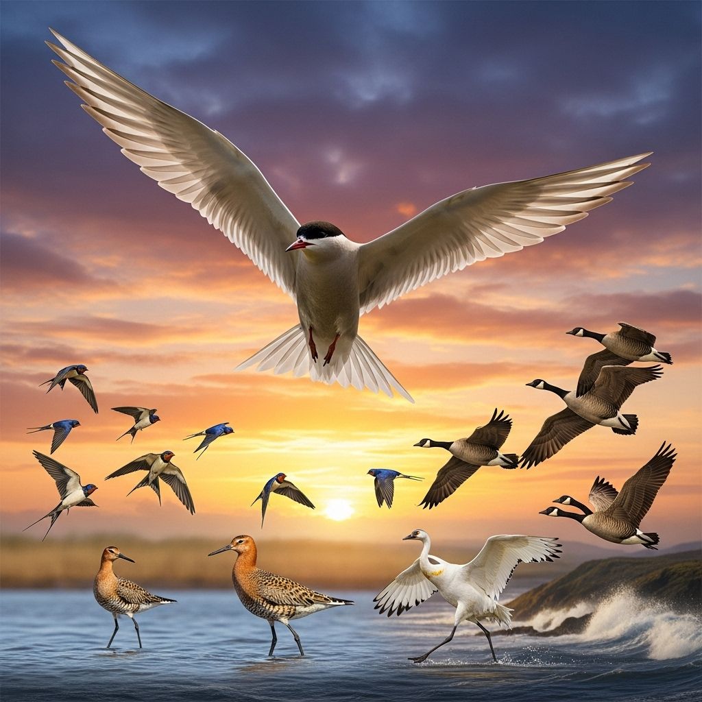 Discover the heroic long-distance journeys, unique adaptations, and record-breaking feats of the world’s most extraordinary migratory birds.