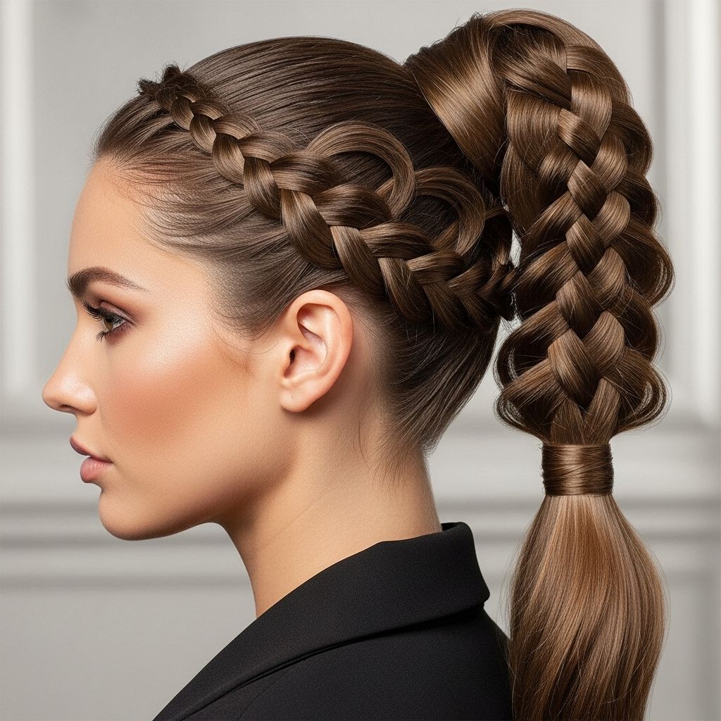 Discover the secrets, techniques, and styling tips behind the trending infinity braid ponytail hairstyle for effortless beauty.