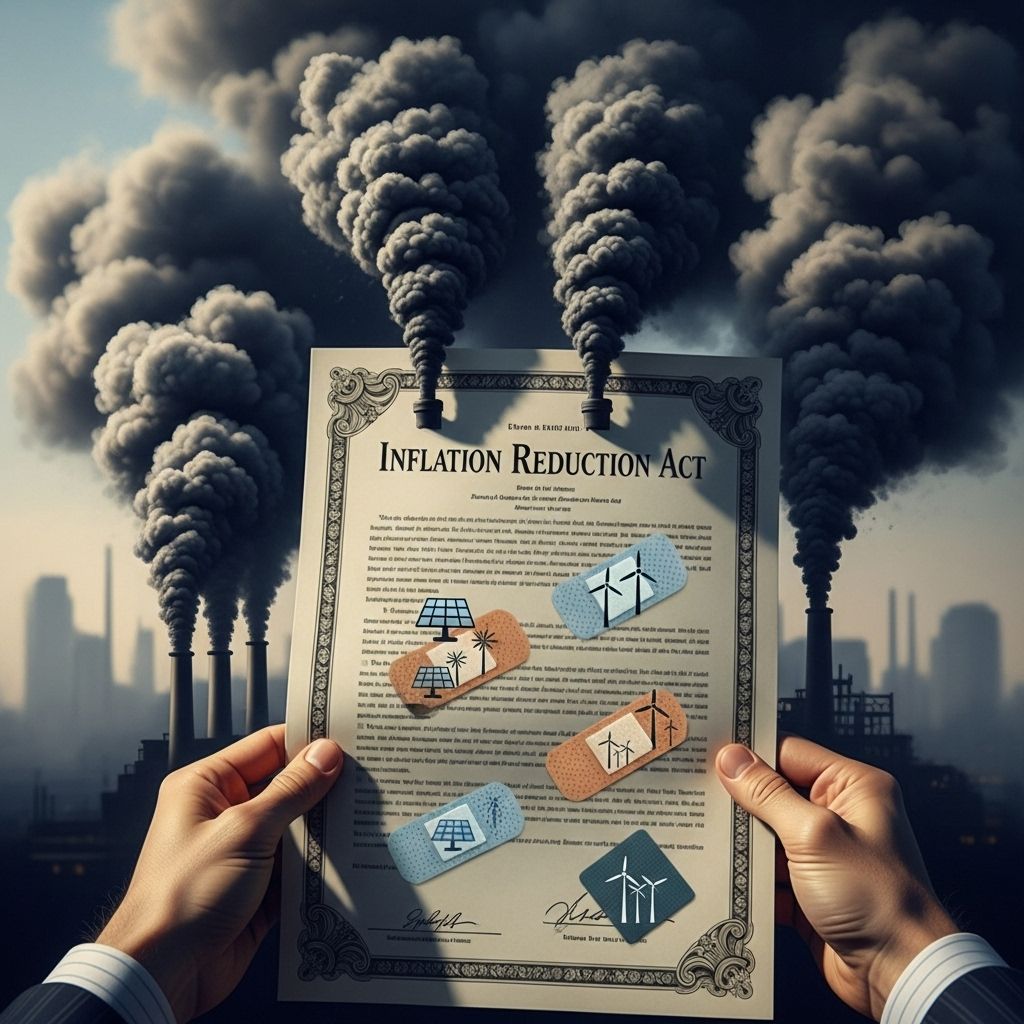 Examining the Inflation Reduction Act’s limitations in tackling fossil fuel subsidies and greenhouse gas emissions across the United States.