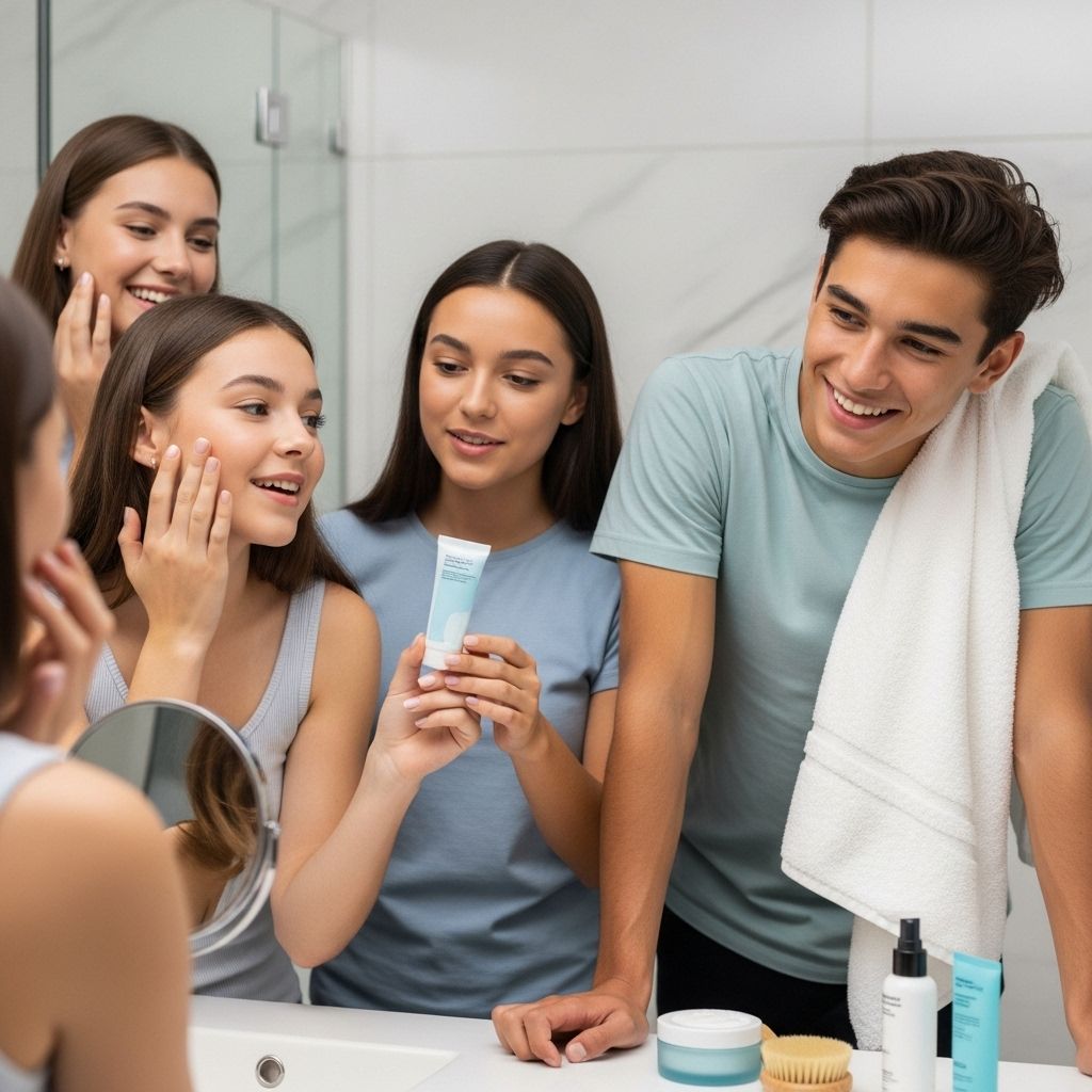 Gentle care habits help clear irritation and boost confidence during puberty.