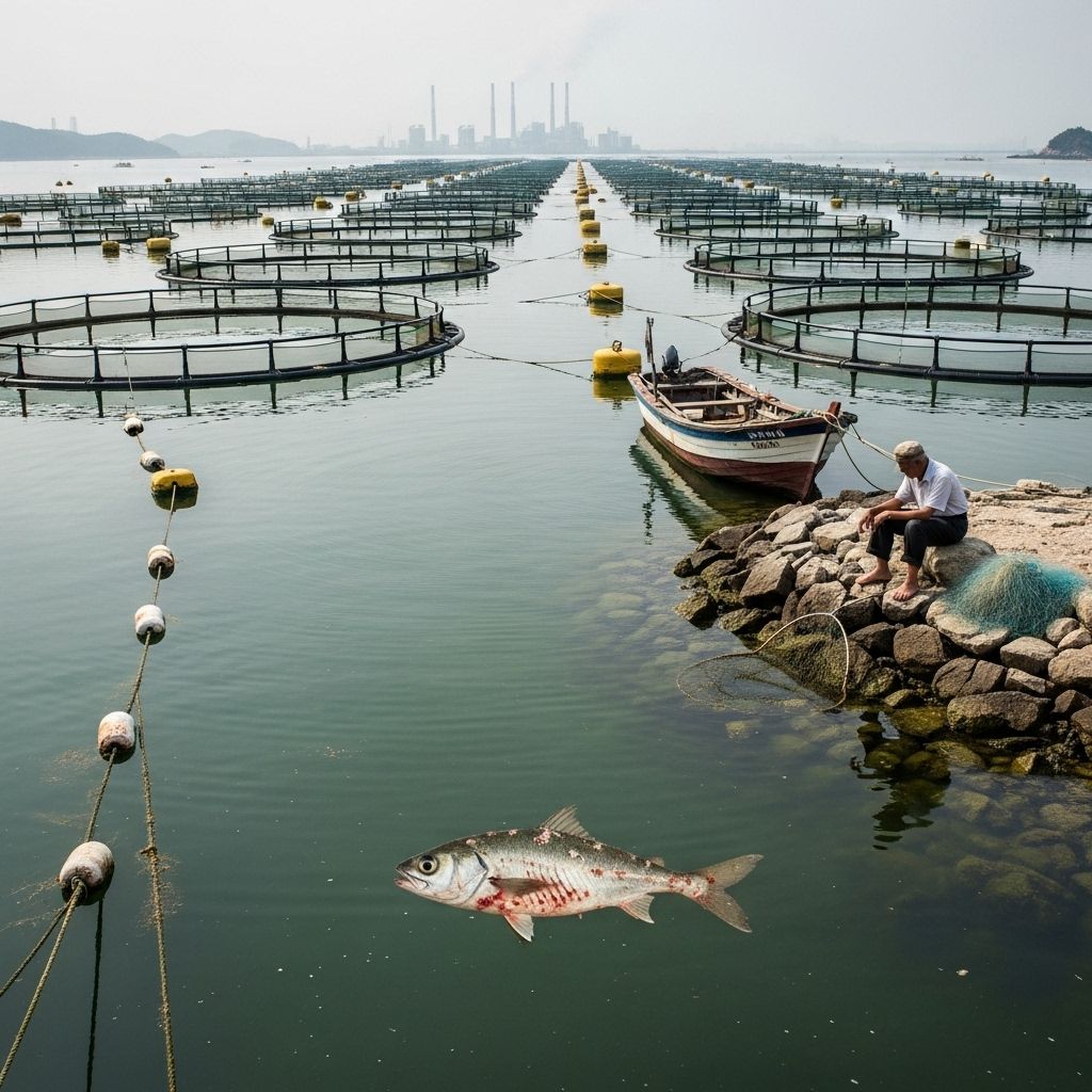 A comprehensive examination of aquaculture's environmental footprint, ecological disruption, and sustainability challenges.