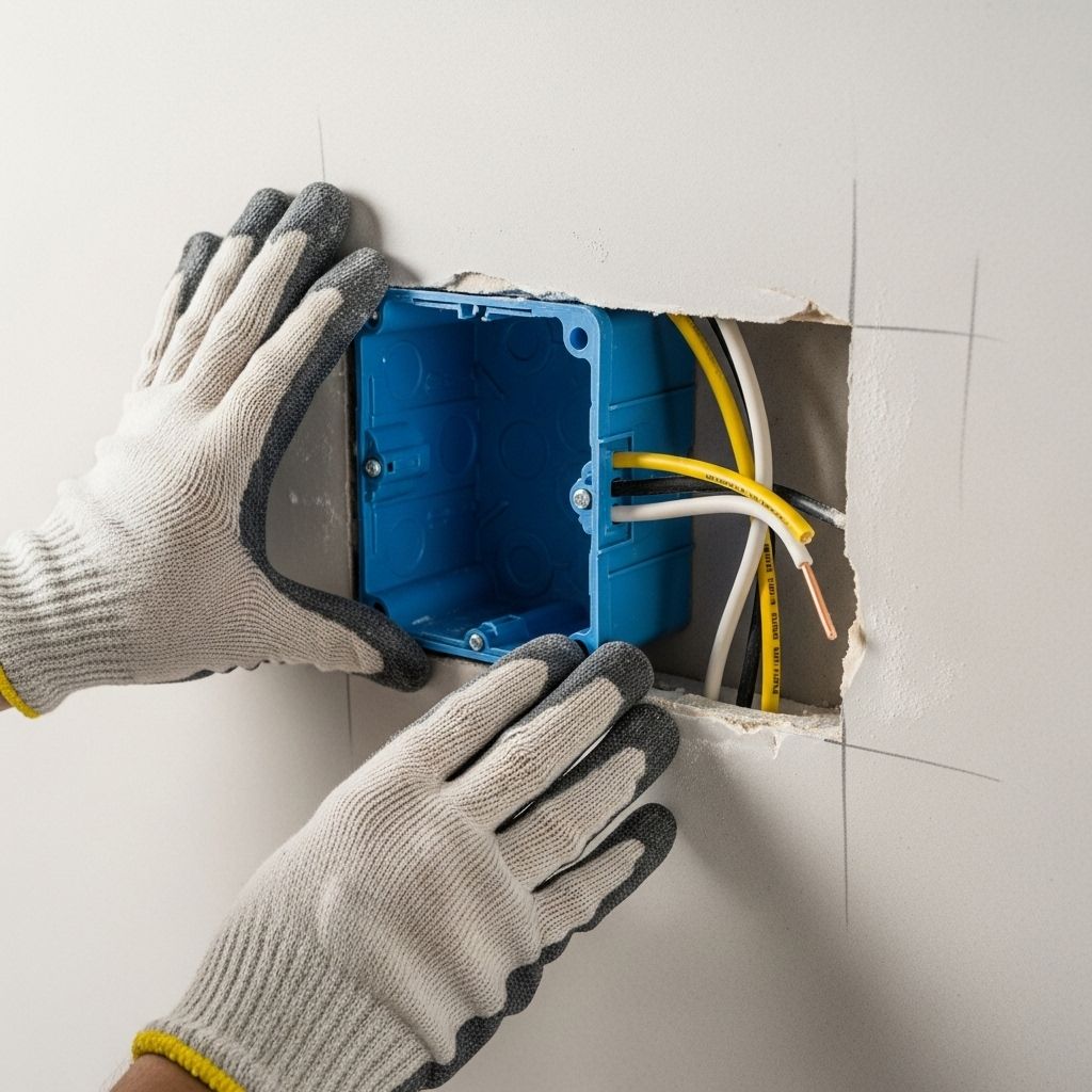 How to Install an Electrical Box in a Finished Wall Accurate cuts and secure fittings pave the way for reliable wiring and safe power access.