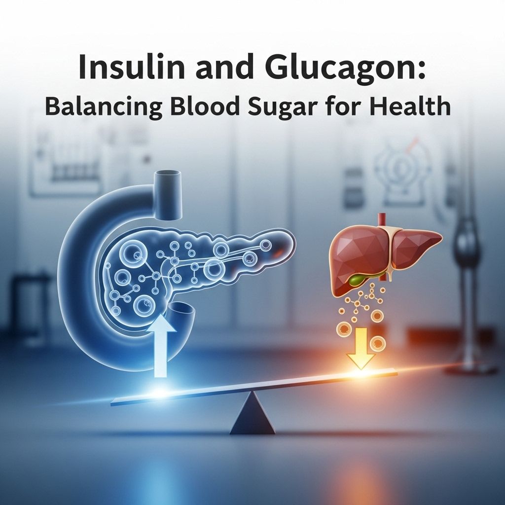 Understanding how insulin and glucagon regulate blood sugar to maintain metabolic health and prevent complications.
