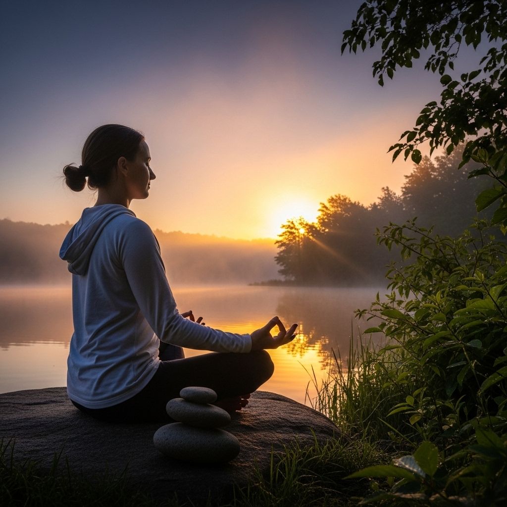 Pairing breathwork with affirming mantras enhances calm focus and inner growth.