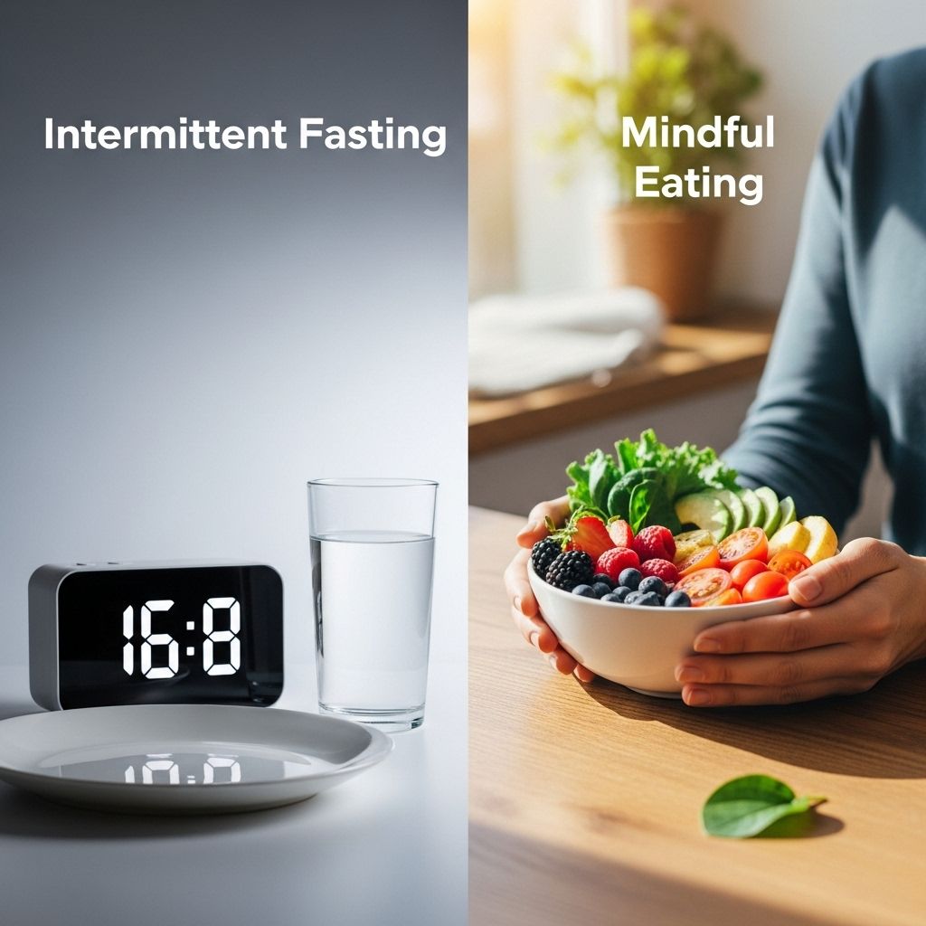 Exploring the Conflict Between Intermittent Fasting and Mindful Eating Mealtime awareness can soften rigid diet plans and improve your relationship with food.