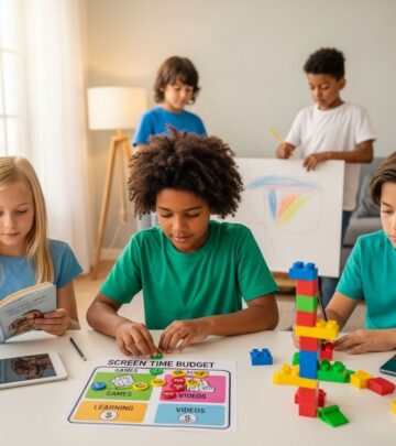 Routines that build balanced digital habits while encouraging engaging, off-device play.