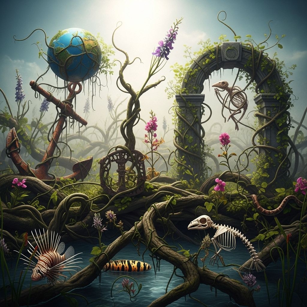 Explore the dramatic global impact of invasive species on biodiversity, ecosystems, and human societies over history.