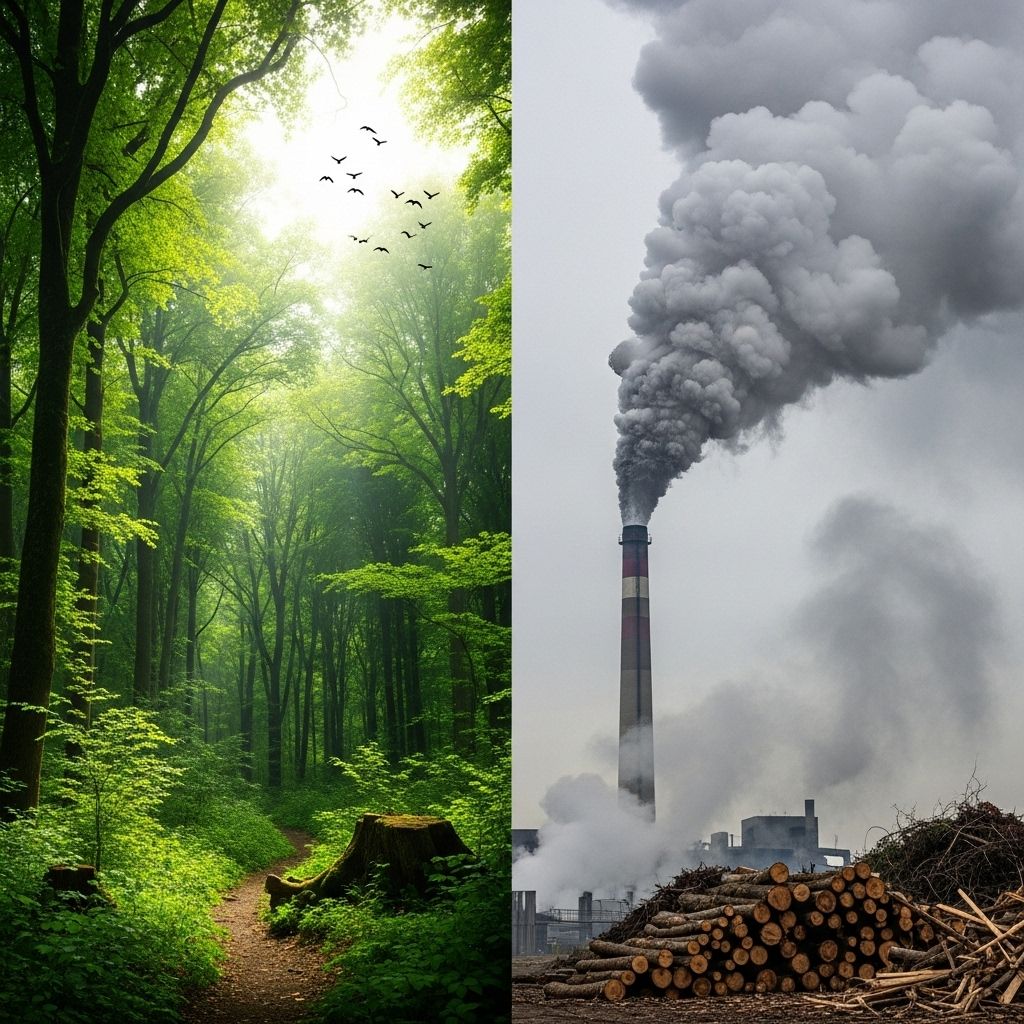 A comprehensive look at wood burning for heat, assessing its sustainable potential, climate impact, and role in modern energy solutions.